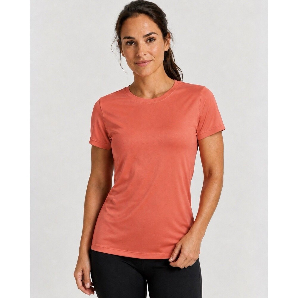 Patagonia Capilene Women’s Medium Coral Orange Short Sleeve Athletic Top